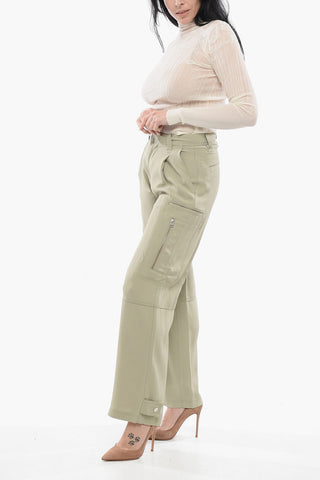 Wide Trousers with Pleats