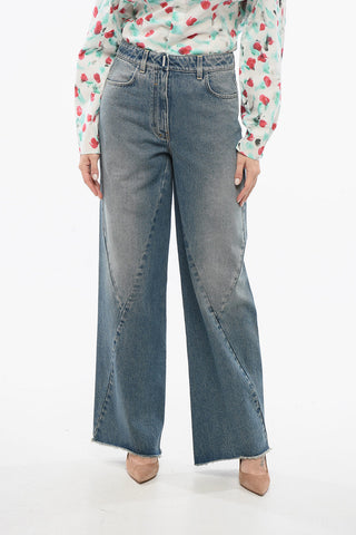 Delavé Jeans with Transverse Seams and 27cm Frayed Hem