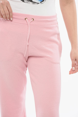 Knit Bootcut Joggers with Elastic Waist