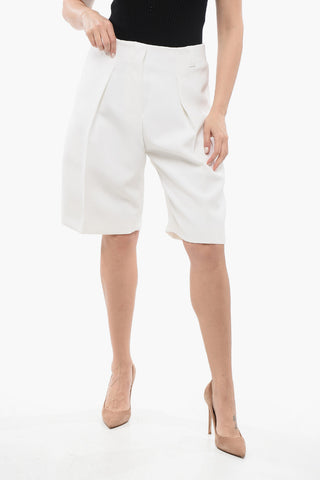 LES SCULPTURES High-waisted OVALO Shorts