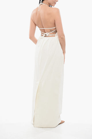 Vestito EUROPA in Canvas con Lacci