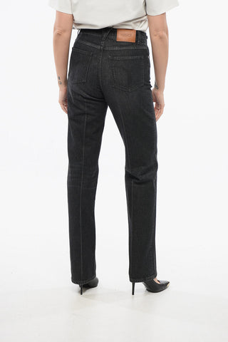 Jeans Straight Fit in Denim Stone Washed 20cm