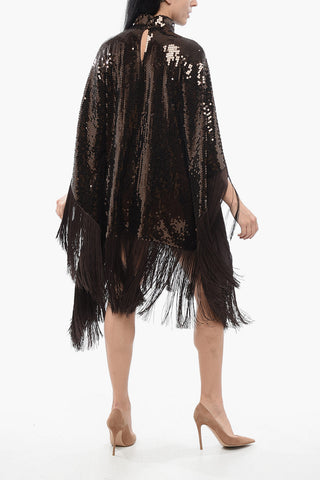 Abito Tunica in Paillettes con Frange