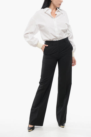 Pantaloni Palazzo in Lana