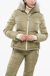 Monogram Ski Jacket with Fur