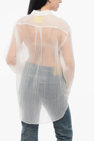Silk Oversized Asymmetric Blouse