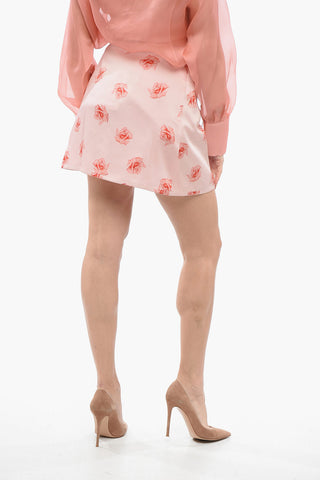 Wrap Skirt with Floral Print