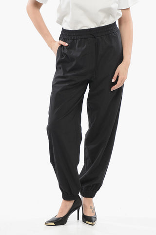 BLACK MATT Ton-sur-ton Logoed Joggers