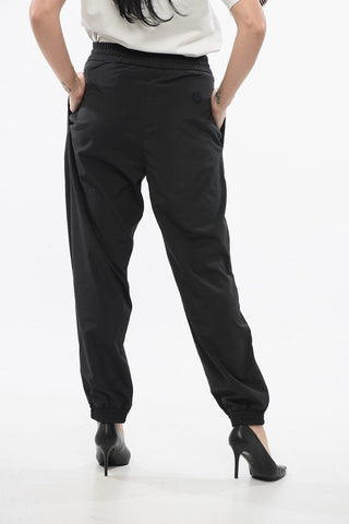BLACK MATT Ton-sur-ton Logoed Joggers