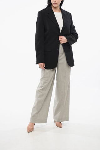 Blazer in Lana Vergine con Tasche ad Aletta