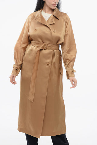 Cappotto SACCO Doppiopetto in Seta