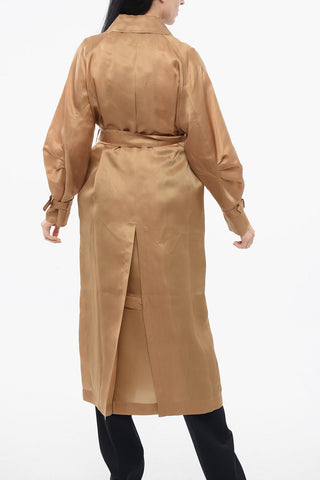 Cappotto SACCO Doppiopetto in Seta
