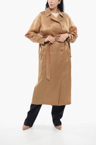 Cappotto SACCO Doppiopetto in Seta