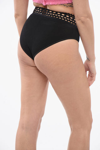 Stretch-Culotte VIENNE mit Lochmuster