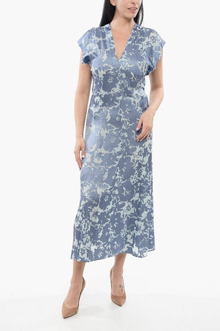 Floral Devoré Dress