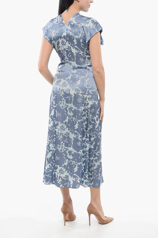 Floral Devoré Dress