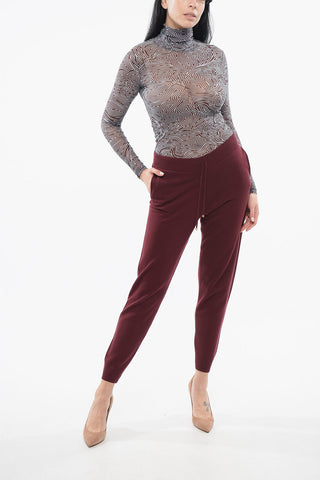 Knit Joggers with Drawstring