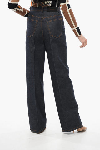 Bootcut Dark-washed Pants
