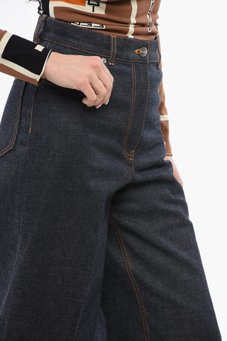 Bootcut Dark-washed Pants