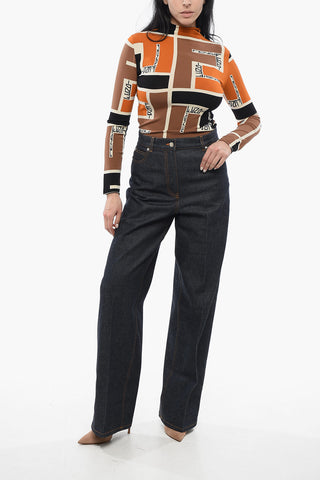 Bootcut Dark-washed Pants