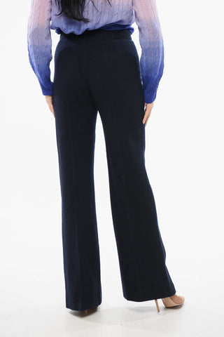 울 캐시미어 혼방 플레어 팬츠