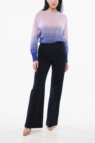 울 캐시미어 혼방 플레어 팬츠