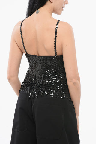 Embellished Halter Neck Top