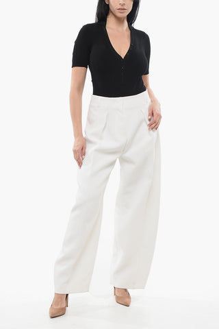 LES SCULPTURES High-waisted OVALO Pants