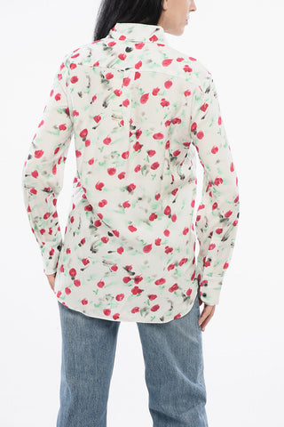 Spread Collar SPLASH Viscose Shirt