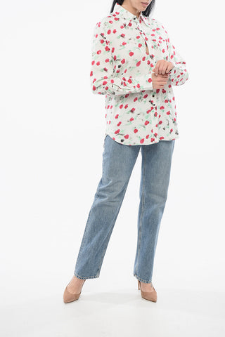 Spread Collar SPLASH Viscose Shirt