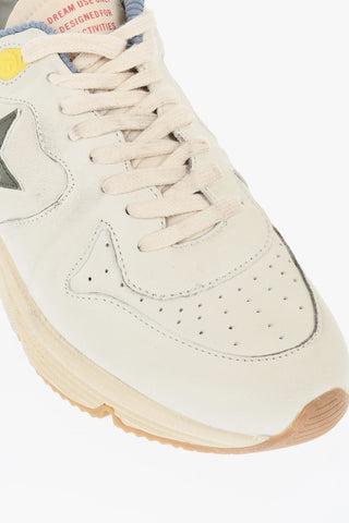 Sneakers Low-Top In Pelle Effetto Vintage