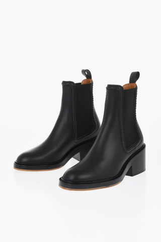 Leather Chelsea Boots 6 cm Heel