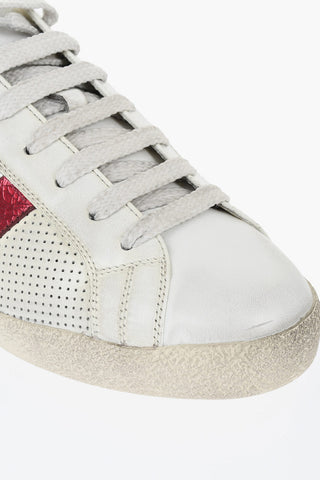 Sneakers in Pelle Logate