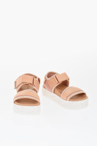Logoed Sandals With Strap Closure