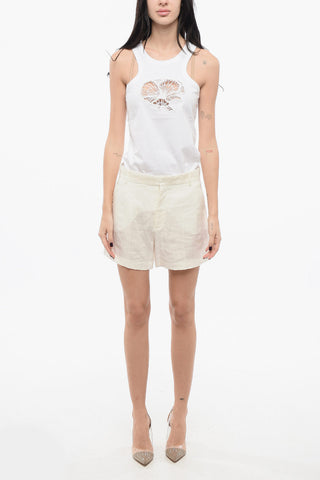 Leinen-Shorts
