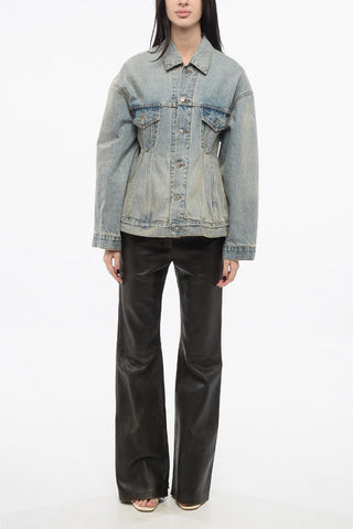 GARDE-ROBE Denim Jacket With Washed Effect