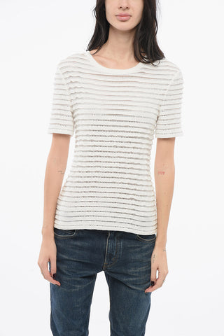 Striped T-Shirt with Strass