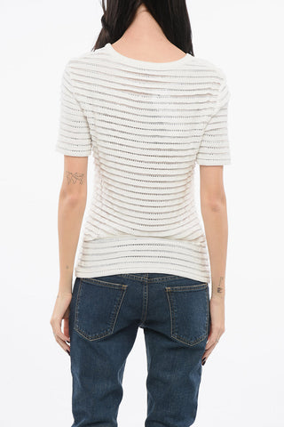 Striped T-Shirt with Strass