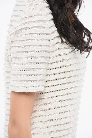 Striped T-Shirt with Strass