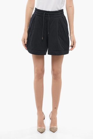 Quilted Cotton Shorts
