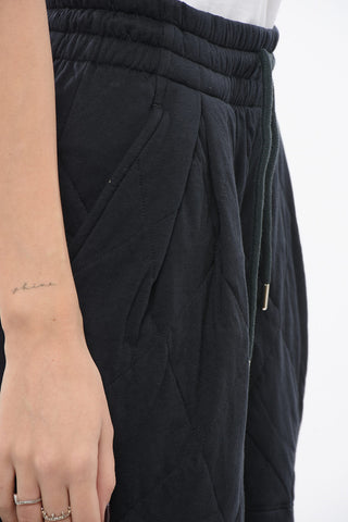Quilted Cotton Shorts
