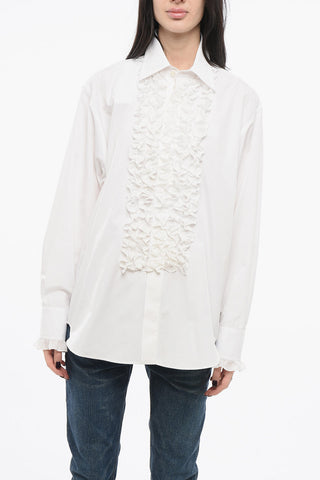 Bluse mit Rüschen