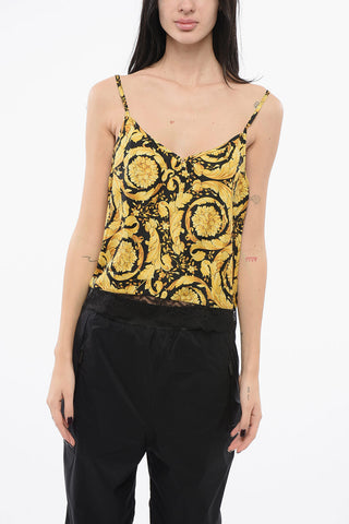Barocco Top with Lace Detail