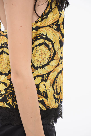 Barocco Top with Lace Detail