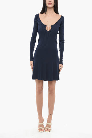 Ribbed PRALU Mini Dress