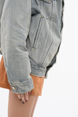 데님 재킷 UNISEX 빈티지 워시