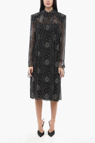 Georgette Dress with Retrò Print
