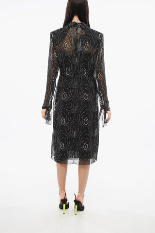 Georgette Dress with Retrò Print