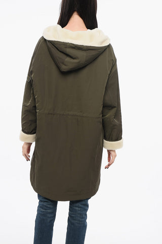 ARMY Reversible Parka with Fur