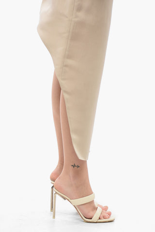 Asymmetric Silk Skirt
